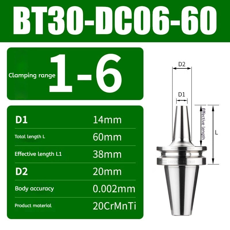 10045 BT30/BT40/BT50-DC high precision back-pull tool holder Shandong Denso Pricision Tools Co.,Ltd.